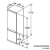 Встраиваемый холодильник Bosch KIS 87AF30U kis87af30u - фото 78680