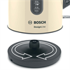 Чайник электрический Bosch TWK4P437 1.7л. 2400Вт бежевый/черный (корпус: пластик) - фото 79825