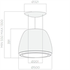 Островная вытяжка Elica Edith CLASSIC/F/50 prf0098360 - фото 81187