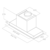 Встраиваемая вытяжка Elica Hidden Advance BL MAT/A/52 prf0183971 - фото 81230