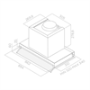 Встраиваемая вытяжка Elica Boxin No Drip IX/A/90 prf0156613a - фото 81293