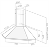 Каминная вытяжка Elica Acuta IX/F/100 prf0121267a - фото 81296