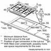Встраиваемая газовая варочная панель Bosch PCS7A5M90 pcs7a5m90 - фото 84673