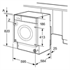 Встраиваемая стиральная машина Bosch WKD28542EU с сушкой wkd28542eu - фото 84975