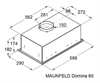 Встраиваемая вытяжка Maunfeld Domina 60 черный ка-00022026 - фото 88603