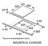 Индукционная варочная панель Maunfeld CVI453SBWH LUX ка-00021615 - фото 89337