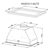 Вытяжка встраиваемая Kuppersberg INNOVA V 60 White 00006858 - фото 93206