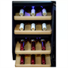 ColdVine С12-TBF2 винный шкаф отдельностоящий, 33 л, 534х340х510 мм, черный - фото 9698